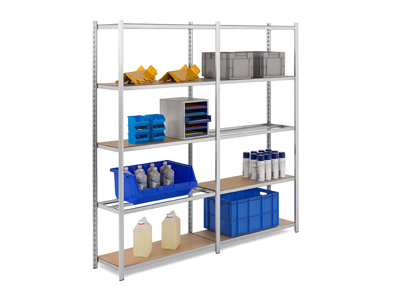 Rayonnage galvanisé EPSILINE – tablettes tubulaires pour stockage jusqu&rsquo;à 235 kg par niveau - Image 4