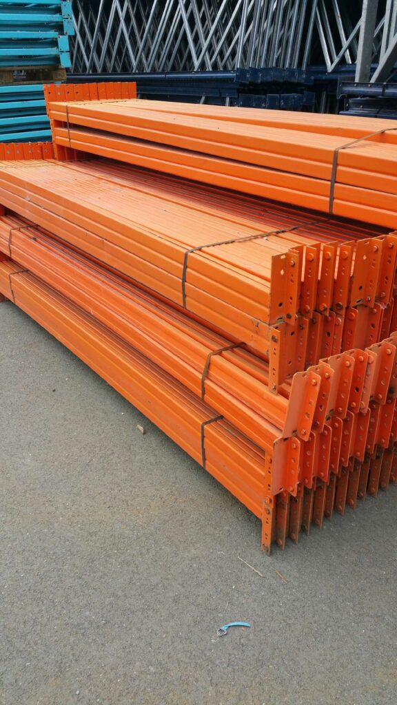 Lot matériel de stockage lourd POLYPAL – 22 échelles 4000 à 4500 mm, 120 lisses 2T4 et 240 goupilles de sécurité - Image 2