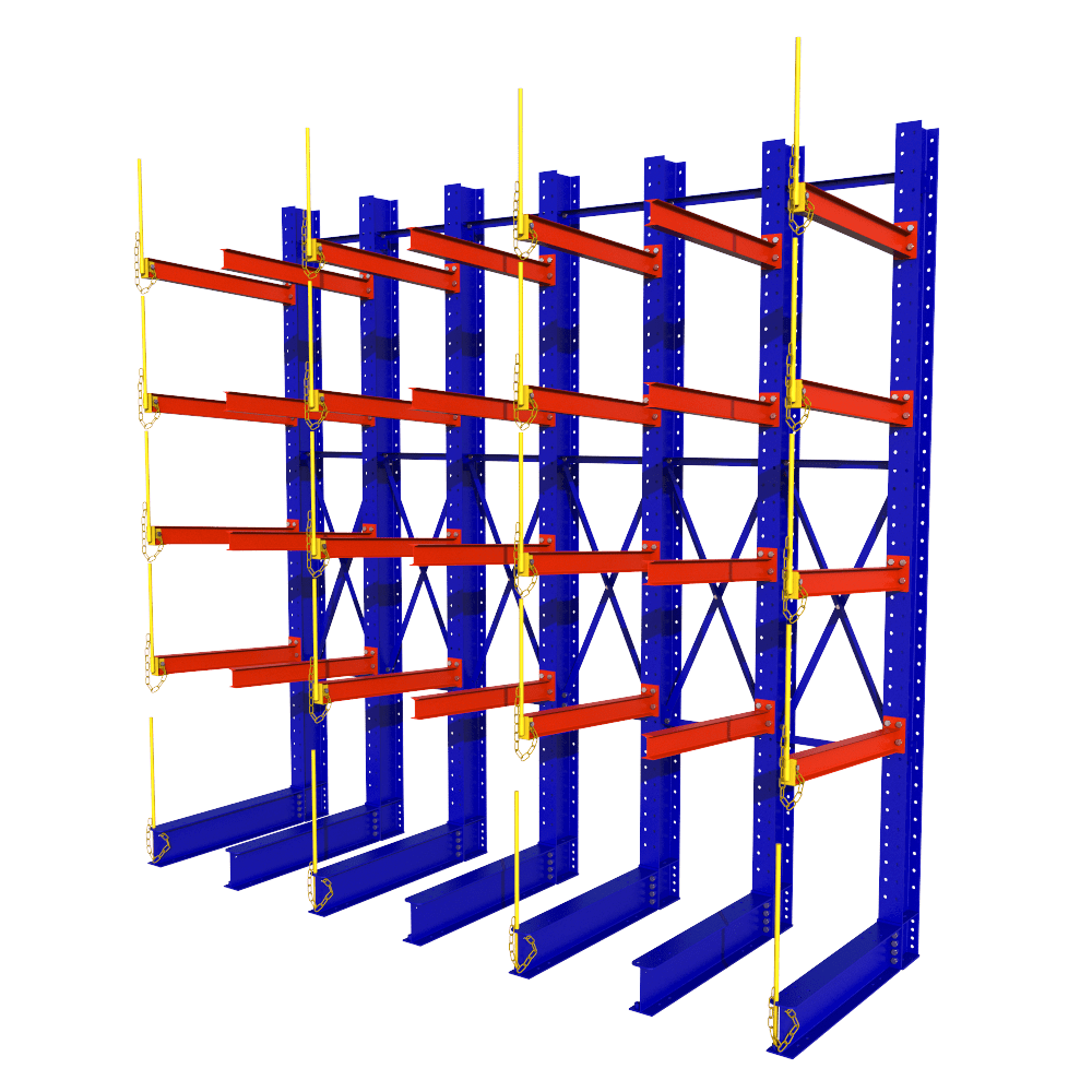 Porte-à-faux Cantilever pour entreposage industriel – résistant et configurable en simple ou double face - Image 2
