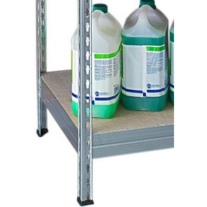 Rayonnage métallique 5 étagères galvanisé – charge maximale 250 kg par étagère – montage clipsable - Image 3