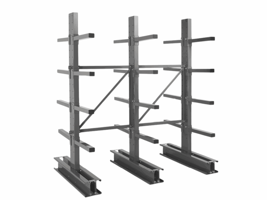 Rayonnage cantilever industriel – stockage de produits longs et lourds en position horizontale - Image 3