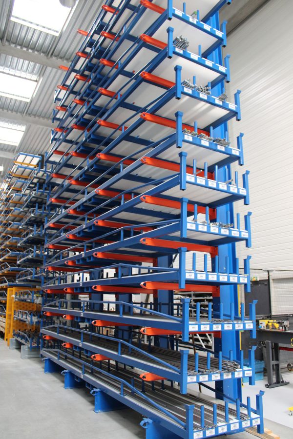 Cantilever rayonnage – stockage de longueurs, mi-lourd ou léger, avec bras en porte-à-faux 3