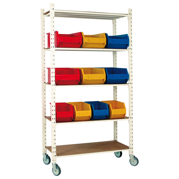 Rayonnage à tablettes tubulaires PROFILTUB pour stockage de cartons et archives - Image 4