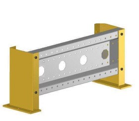 Accessoires pour rayonnage à palettes – Cornière protège montant et protections latérales simple et double - Image 2