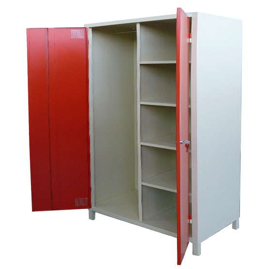 Armoire de rangement en acier, 45 m³, neuf, avec poignée et 2 tiroirs - Image 2