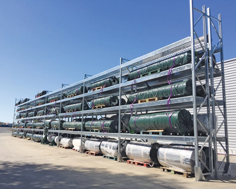 Caillebotis pour rack à palettes – platelage rayonnage en métal, 1000 kg, 1000 mm ou 1100 mm de profondeur - Image 4