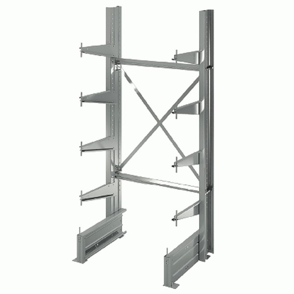 Cantilever compact – Stockage – Composez vos rangées avec paires de bras et piétements - Image 1