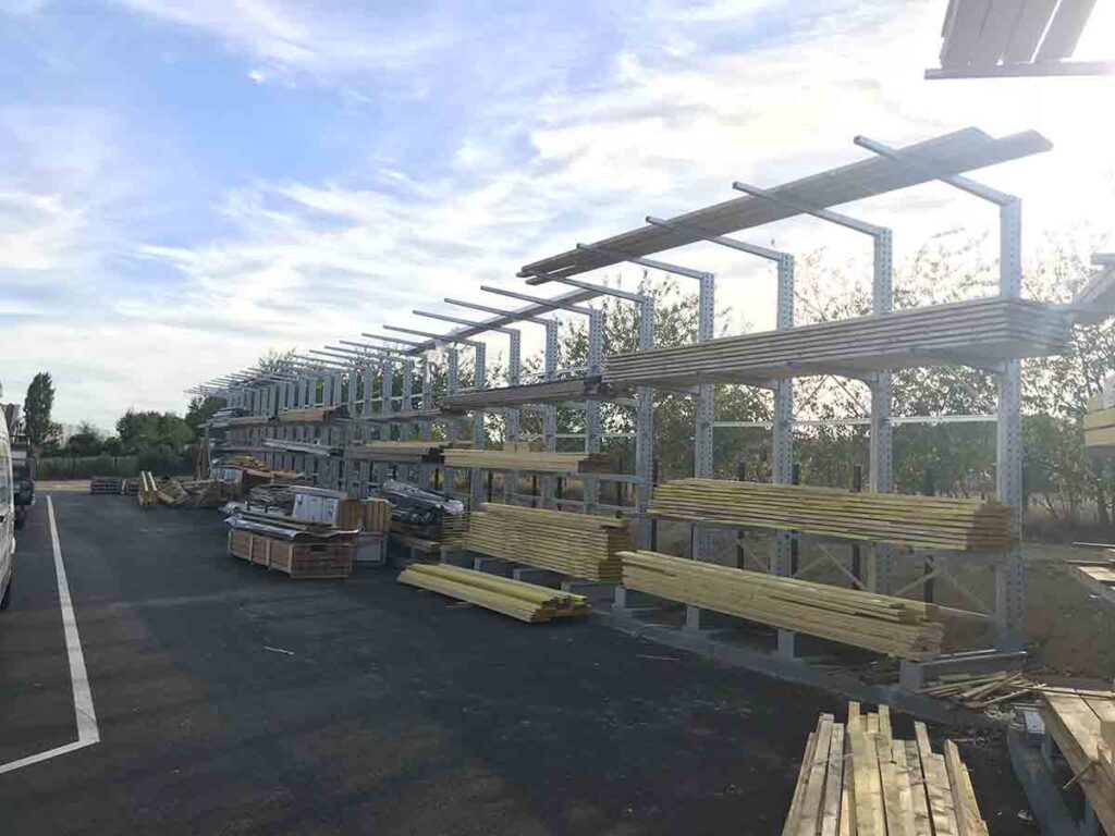 Rayonnage cantilever – stockage de charges longues en intérieur ou extérieur - Image 2