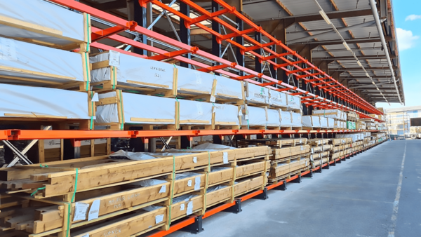 Cantilever extérieur – stockage de marchandises hors-normes et grandes longueurs en acier galvanisé - Image 2