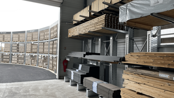 Cantilever extérieur – stockage de marchandises hors-normes et grandes longueurs en acier galvanisé - Image 3