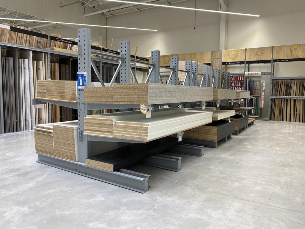 Cantilever intérieur – solution de stockage pour marchandises hors-norme et grandes longueurs - Image 2