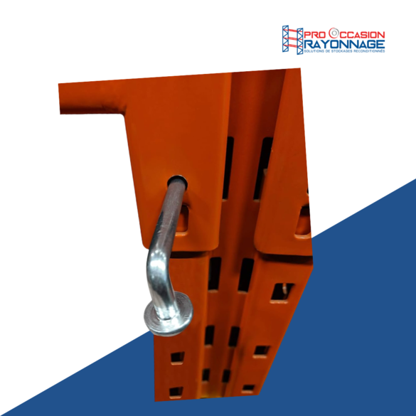 Goupille de sécurité pour lisse de rack à palettes – accessoire de stockage - Image 4