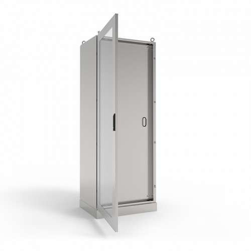 Armoire INOX EiQ CPL – armoire compacte avec porte lexan et contre-porte inox IP66 - Image 2