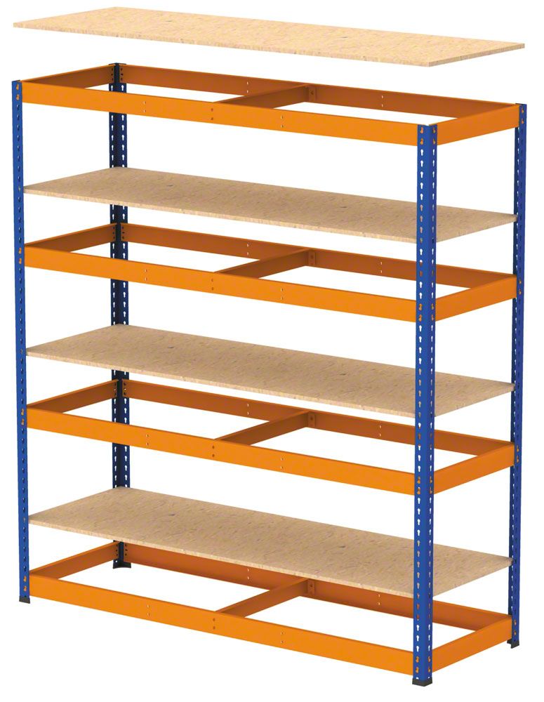 Rayonnage de 2 m² avec 15 m³ de capacité de stockage 4