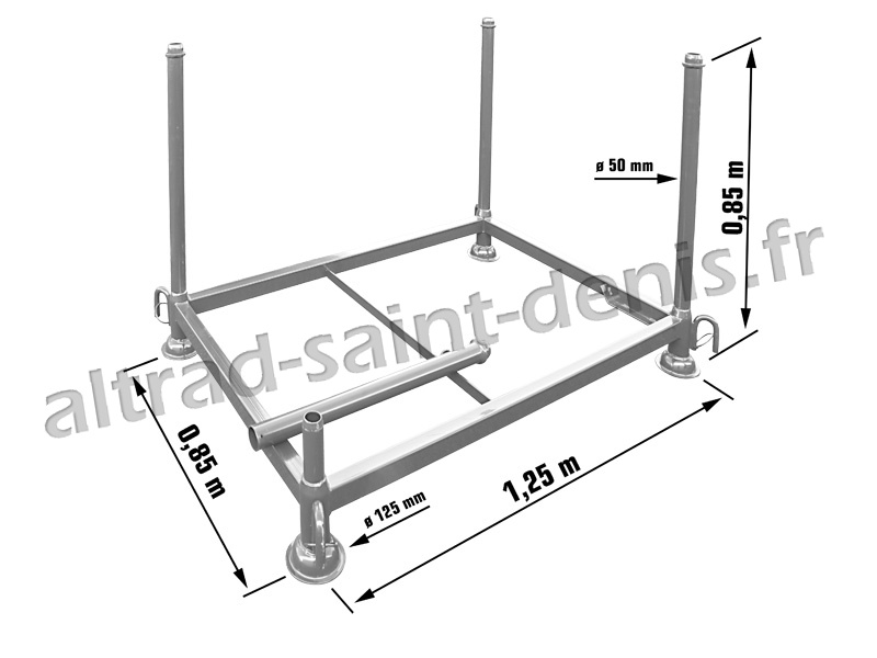 Cadres de rangement pour étais – Cadre fixe E0999, gerbable PL80PAN023, démontable N07GMH, universel N2760 et N2761 - Image 4