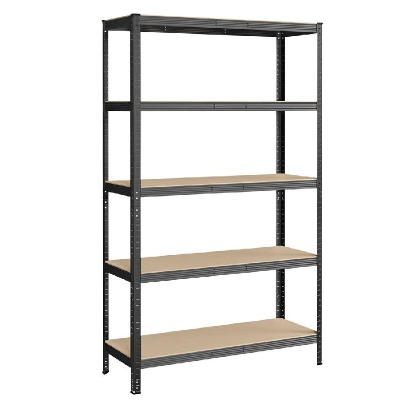 Helloshop26 – Étagère charge lourde à 5 niveaux meuble de rangement en acier montage sans outil étagère de garage pour boîtes à 12_0005573 – ac - Image 1