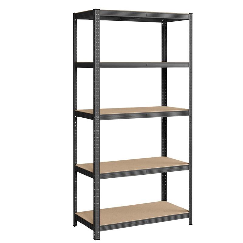 Helloshop26 – Étagère charge lourde métallique 200 x 100 x 50 cm 5 niveaux charge totale 875 kg (175 kg/niveau) étagère de rangement 12_0005593 – - Image 1