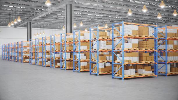 Rack mi-lourd occasion pour stocker des cartons lourds et volumineux dans un entrepôt à Paris - Image 1