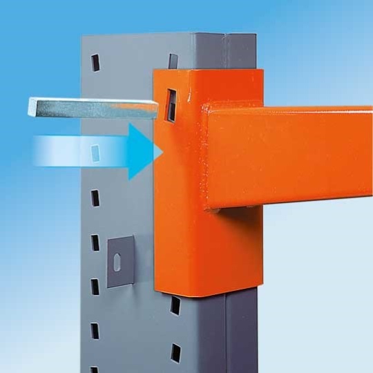 Rayonnages cantilever lourds HRZ – stockage charges longues et lourdes - Image 2