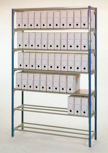 Tolé éco – échelles boulonnées en acier SENDZIMIR ou RAL 7035, avec croisillons de stabilité - Image 2