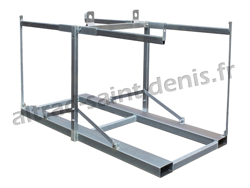 Cadre de rangement pour barrières TP – 2,20 m x 0,99 m x 1,26 m – 100 kg – Référence PBZFL1MH - Image 2