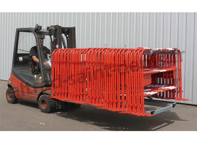 Cadre de rangement pour barrières TP – 2,20 m x 0,99 m x 1,26 m – 100 kg – Référence PBZFL1MH - Image 1