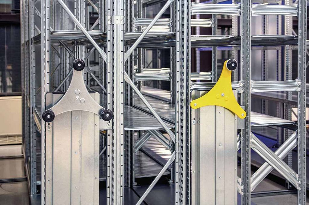 Mobibasic Mobieasy – Base mobile modulaire pour étagères simple ou double face - Image 3