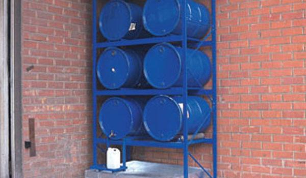 RediSpan®: rayonnages semi-lourds pour stockage vertical et fûts 3