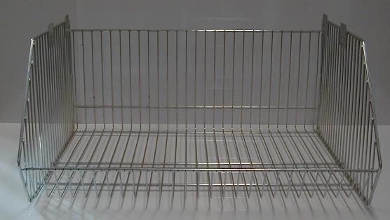 Panier fil gerbable 500 x 700 hauteur 400 mm – Zingué - Image 1