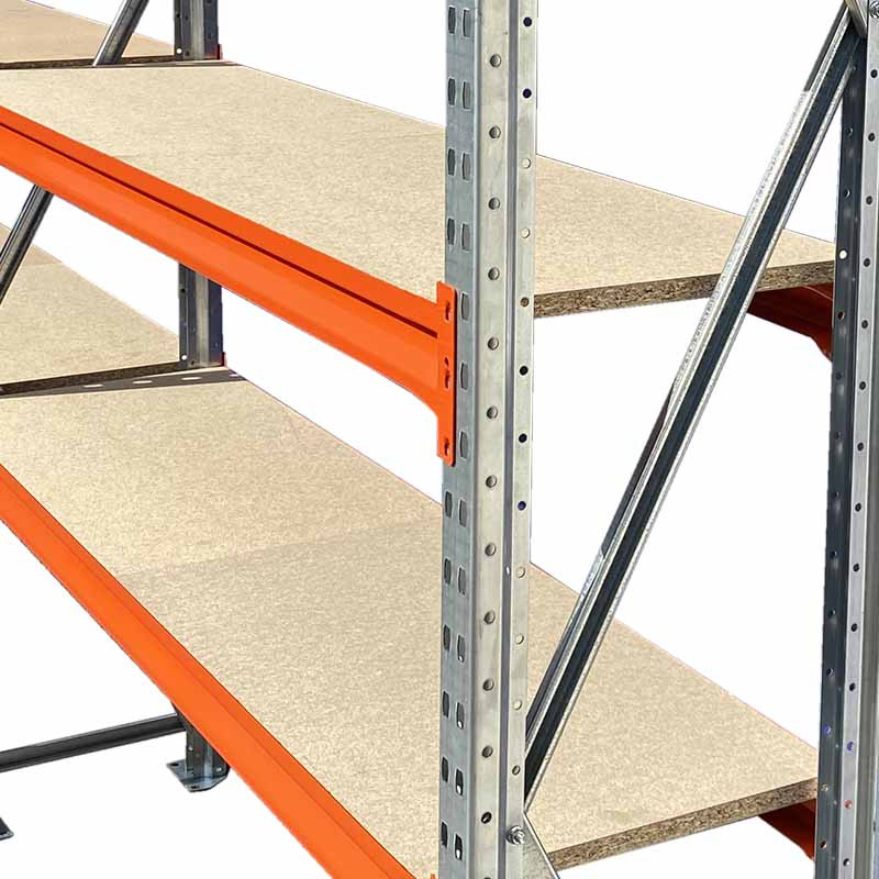 Planchers agglomérés pour rayonnage mi-lourd – dimensions de 1500x400x19 mm à 2250x800x19 mm - Image 1