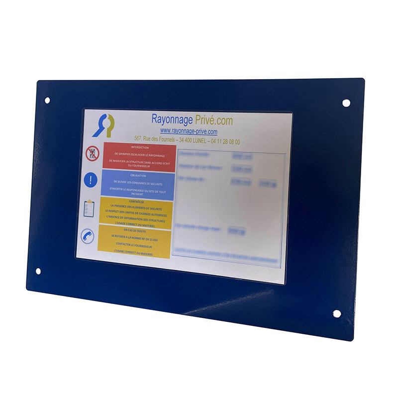 Plaque de charge rayonnage mi-lourd – sÃ©curitÃ© et conformitÃ© - Image 1