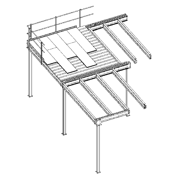 Plate-forme industrielle mezzanine – démontable pour optimiser l&rsquo;espace de stockage - Image 2