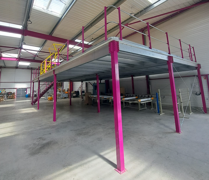 Plateforme de stockage / mezzanine sur mesure - Image 2