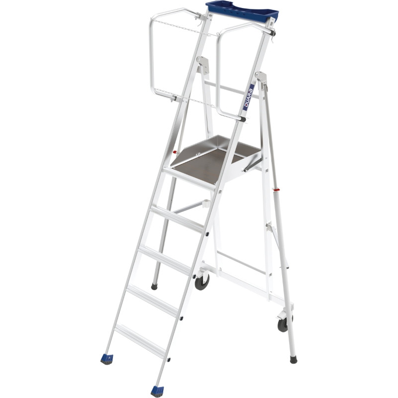 Plateforme Rayonnage Aluminium ERM DUARIB – Accès sécurisé aux rayonnages et racks de stockage - Image 1