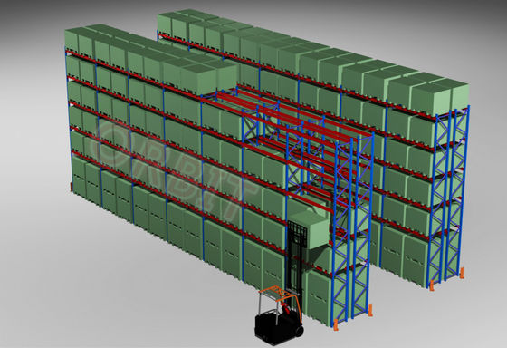 Rayonnage palette sélectif en acier, défilement ligne par ligne pour entrepôt industriel 2