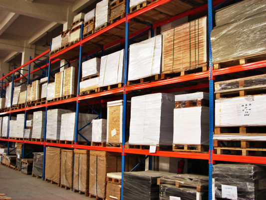 Rayonnage palette sélectif 2000kg deux/trois couches pour marchandises de carton 4