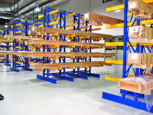 Double système en porte-à-faux industriel latéral de défilement ligne par ligne pour stockage de matière première - Image 2