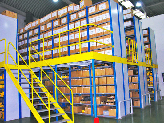 Support de palette mezzanine résistant – 2 à 5 niveaux, capacité 300kg à 1500kg par niveau - Image 2