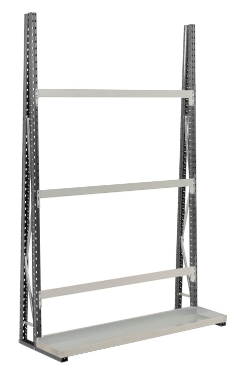 Porte-barres vertical – 2500 mm de hauteur, 1500 mm de largeur, 340 mm de profondeur, réf. 113.00082 - Image 1