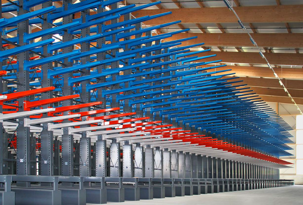Rayonnages cantilever lourds HRZ – stockage charges longues et lourdes - Image 4