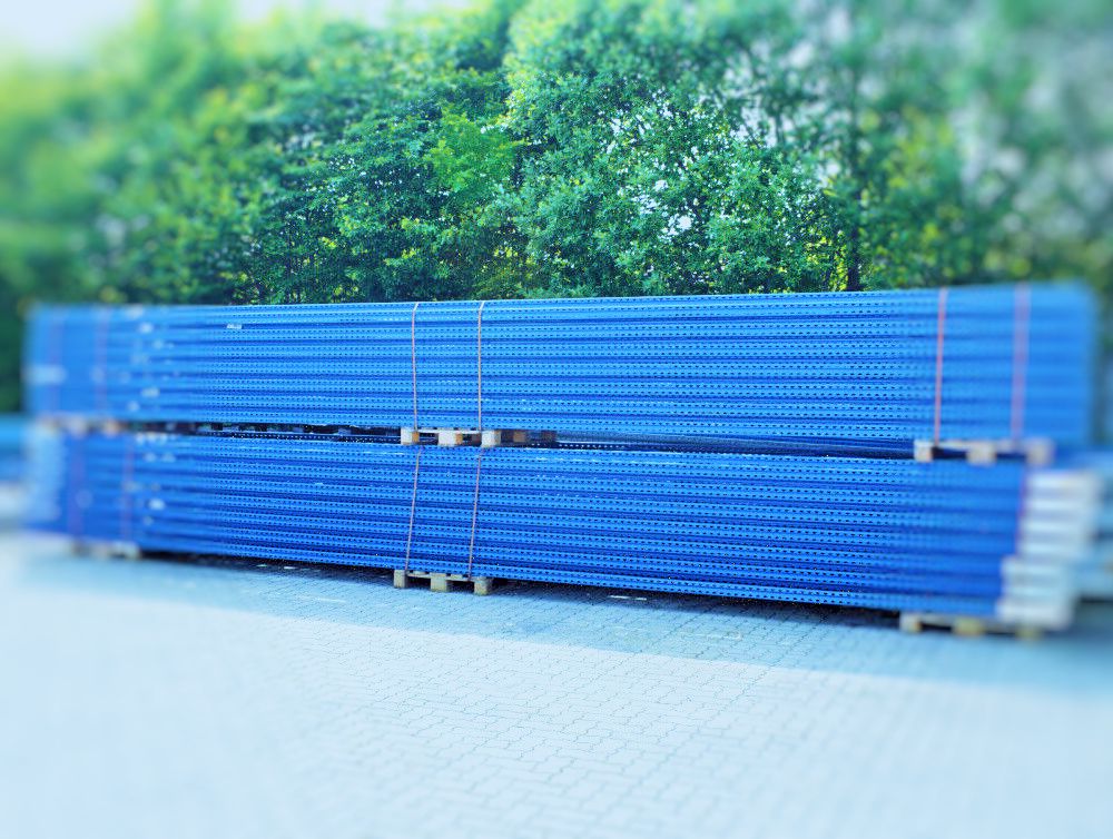 Rack de stockage d&rsquo;occasion JUNGHEINRICH 3m x 1100mm en acier, 3 tonnes par niveau - Image 2