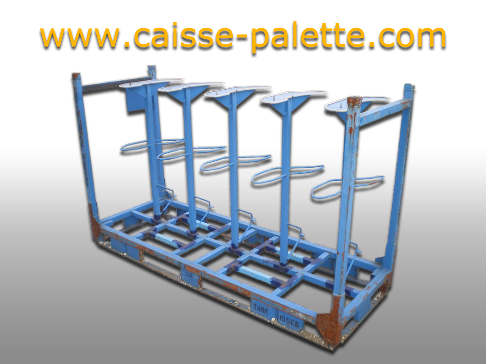 Rack mobile SMI 1033 – dimensions extérieur 220 × 80 × 134 cm – gerbable - Image 1