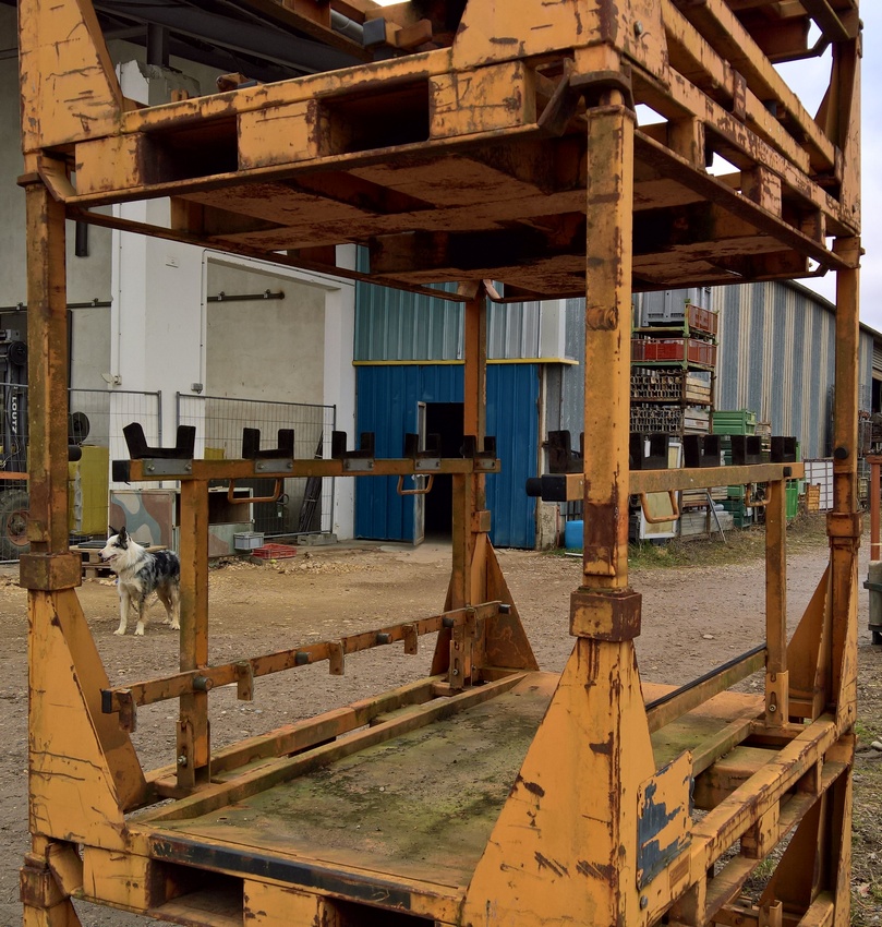 Rack mobile SMI 3116 – pliable avec barrières latérales démontables et 1340 litres de volume - Image 3