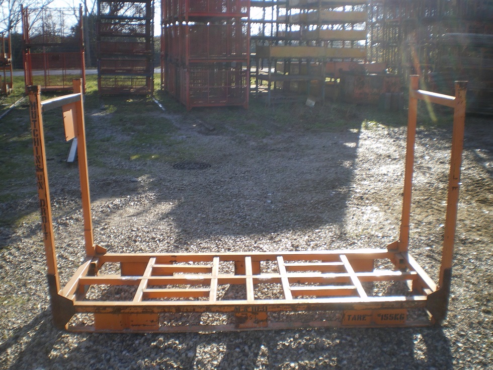 Rack mobile SMI 1031-1033nu – orange et bleu, dimensions extérieur 220 × 80 × 134 cm - Image 2