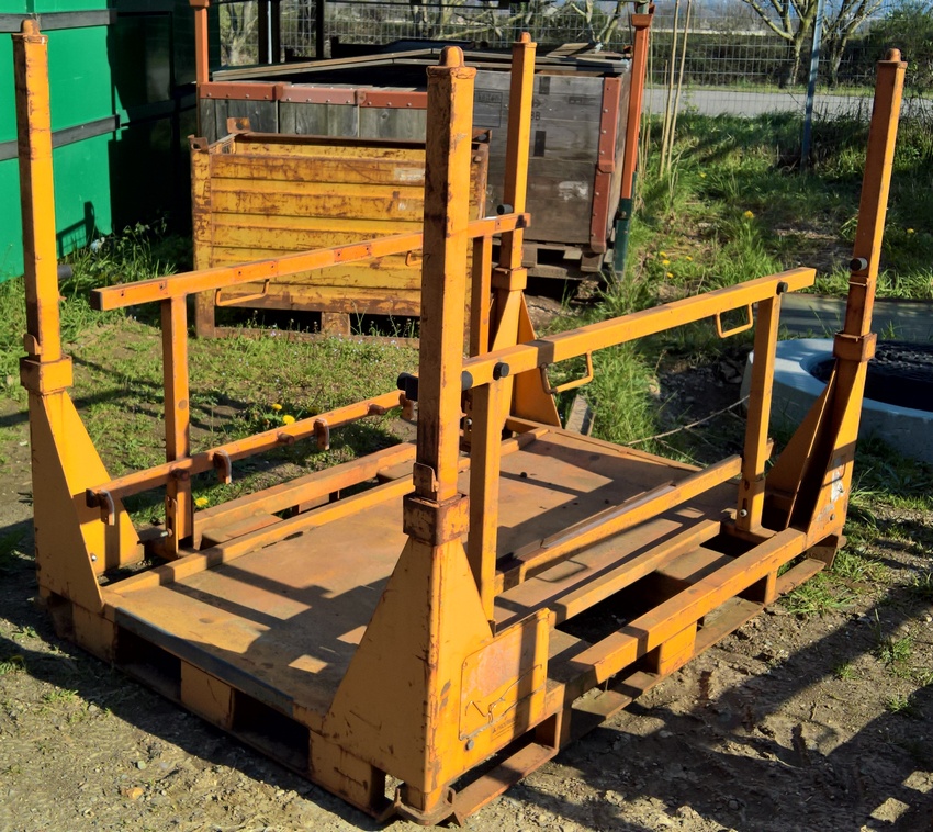 Rack mobile SMI 3116 T2 – Référence MN3116T2, dimensions extérieur 169,8 × 116 × 129,7 cm, volume 1350 litres, format pliable - Image 1