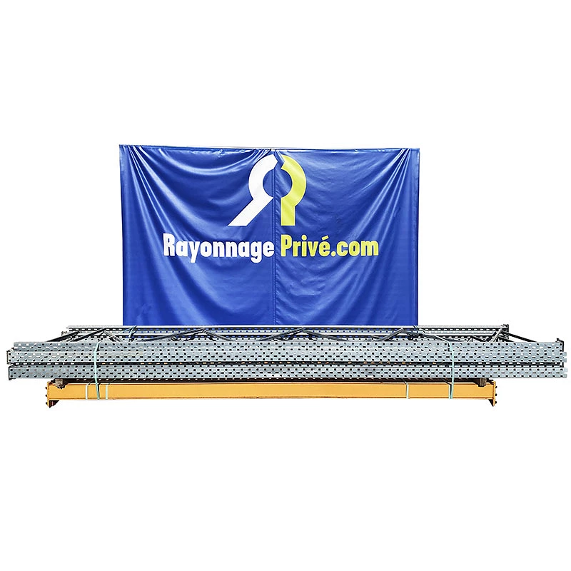 Rayonnage à palettes Duwick – 4 échelles de 5320x1100mm, 18 lisses de 4300x140mm, 36 goupilles de sécurité - Image 1