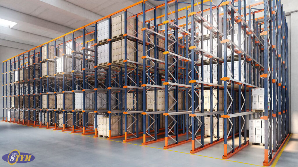 Rayonnage à palettes par accumulation (LIFO) – système haute densité pour stockage optimisé - Image 4