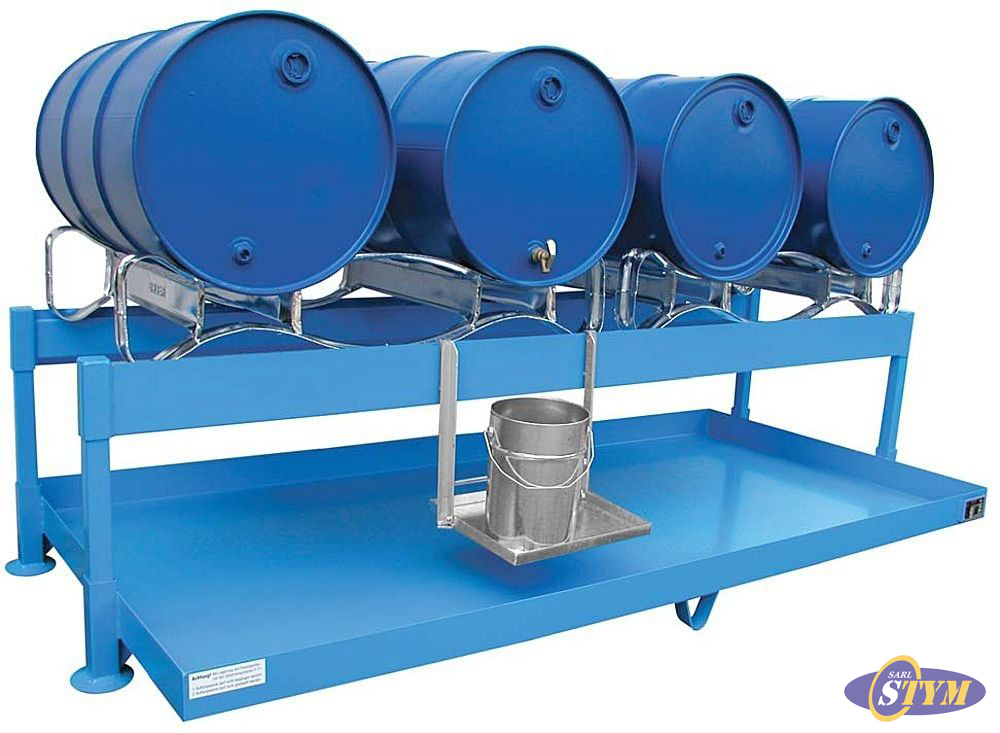 Rayonnage produits chimiques en acier galvanisé ou peint avec bac de rétention - Image 3