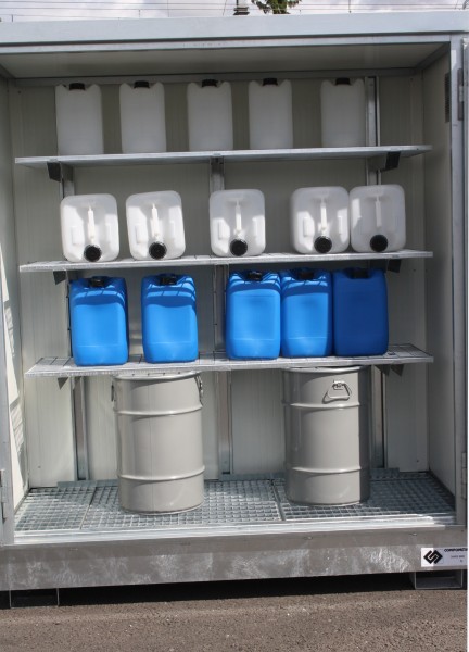 Rayonnage en rétention – Rayon de 50 mm de diamètre, 12 m³ - Image 1