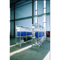 Rayonnage industriel à usage universel – acier, 5 tablettes, charge maximale 1100 kg - Image 4